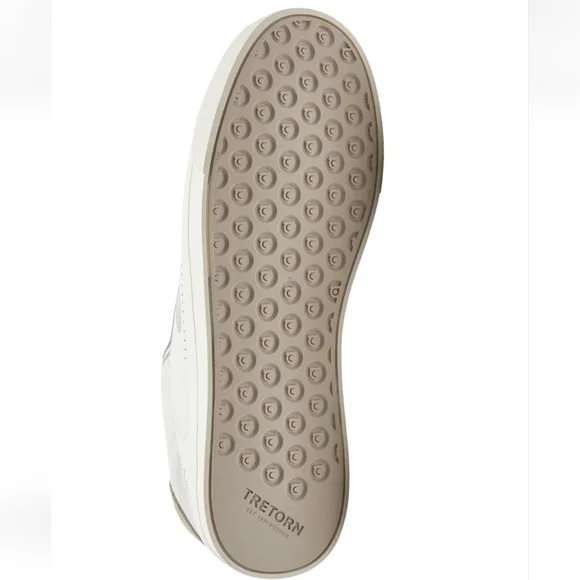 NWT Women's Tretorn Hopper White and Gold Sneakers - Picture 7 of 9